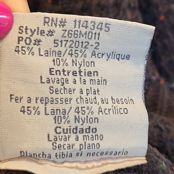 Military Cockpit USA Sweater Civilian Pilot Training V Neck Pullover Mens Large - Picture 9 of 10